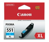 Canon CLI-551XLC (6444B001) High Yield Cyan Inkjet Print Cartridge
