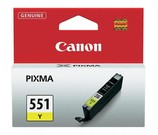 Canon CLI-551Y (6511B001AA) Yellow Inkjet Print Cartridge