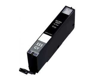 Compatible Canon CLI-551GY (6512B001AA) Standard Yield Grey Inkjet Print Cartridge