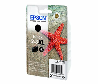 Epson 603XLBK (T03A140) High Yield Black Inkjet Print Cartridge