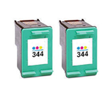 Set of 2 Compatible HP 344 (C9505EE) High Yield Tri-Colour Inkjet Print Cartridges