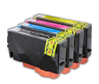 Set of 4 Compatible HP High Yield (364XL's) CN684EE Black, CB323EE Cyan, CB325EE Yellow & CB324EE Magenta Inkjet Print Cartridges