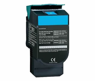 Compatible Lexmark 0C540H1CG High Yield Cyan Laser Toner Print Cartridge