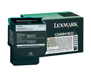 Lexmark 0C540H1KG High Yield Black Laser Toner Print Cartridge