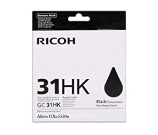 Ricoh GC31KH (405701) High Yield Black Gel Ink Print Cartridge